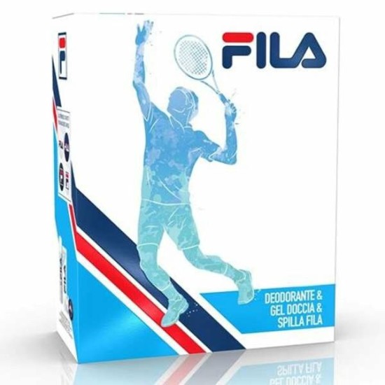 FILA Cofanetto Uomo Deodorante 150 ml+ Gel Doccia 200 ml+ Spilla FILA Cofanetto Uomo Deodorante 150 ml+ Gel Doccia 200 ml+ Spilla
