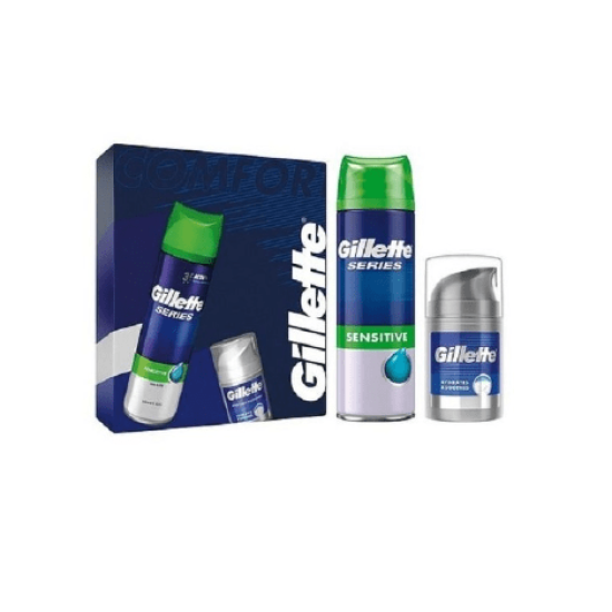 Gillette Comfort Cofanetto Shave Gel Sensitive 200Ml+ After Shave 50Ml Gillette Comfort Cofanetto Shave Gel Sensitive 200Ml+ After Shave 50Ml