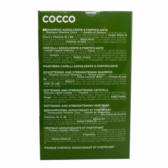 VitalCare Kit Cocco Vitamins Shampooo + Cristalli + Maschere VitalCare Kit Cocco Vitamins Shampooo + Cristalli + Maschere