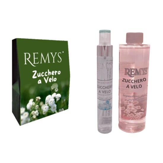 Remys Confezione Zucchero a Velo Acqua 75 ml + Bagno 250 ml Remys Confezione Zucchero a Velo Acqua 75 ml + Bagno 250 ml